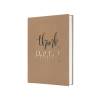 Sigel Jolie A5 Notebook Hardcover Kraft Cover 192 Ruled Pages Think Positive (J