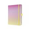 Sigel Jolie Journal A5+ 170 x 220 x 24mm Hardcover Gradient Ice-Cream (JB101)