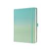 Sigel Jolie Journal A5+ 170 x 220 x 24mm Hardcover Gradient Sea (JB102)