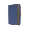 Sigel Linescape Notebook A5 Hardcover PU 176 80gsm Ruled Pages Blue