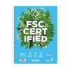 Silvine Premium FSC A4 Wirebound Notebook 75gsm 160 Page Pack of 5 (R202)