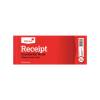 Silvine Receipt Book 80 x 202mm 40 Receipts Red Pack 36 (233)