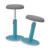 Leitz Ergo Cosy Active Sit Stand Stool Padded Seat Calm Blue (65180061)