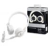 Stagg SHP-i500 Deluxe Portable Closed Back On-Ear Headphones / White