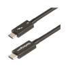 StarTech 1.6ft Thunderbolt 4 Cable 40Gbps 100W Black