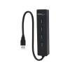 StarTech 4 Port Portable USB 3.0 Hub 5Gbps Black