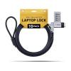 StarTech 3-in-1 Dual-Access Laptop Lock 6.6ft (2m) for Noble Wedge - Nano - K-Sl