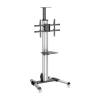 StarTech TV Cart - Height Adjustable - Lockable Wheels