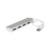 StarTech Portable 4-Port USB A to 4x USB-A Hub 5Gbps Aluminium