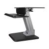 StarTech Sit-to-Stand Workstation Steel Wood Pneumatic Black (ARMSTS)