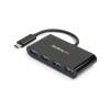 StarTech USB C Portable Hub Black (HB30C4AB)