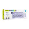 Stealth Wireless Keyboard and Mouse Set Lavender (STY-MK520-LAV)