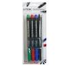 TDK CD/DVD Marker Pens 1mm tip, assorted colours - Pack