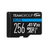 Team Elite 256GB Micro SDXC UHS-I Flash Card with Adapter (TEAUSDX256GIV30A103)