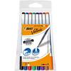 Bic Velleda Dry Wipe Assorted Colours Whiteboard Marker Pens (8 Pack)