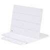 Texet A4 Flexible 3 Lined Whiteboard Pack of 30 (WBFLEX3LN-30)