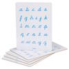 Texet A4 Rigid Cursive Letter Formation Whiteboard Pack of 5 (WB-CURPK5)