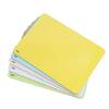 TEXET A4 Rigid Plain Double-Sided Lapboard Assorted Colours 5pk [WB-TMUCPK5]