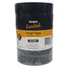 Texet Essentials 25mm x 66m Vinyl Tape Black - Pack of 6 Rolls