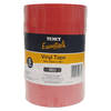 Texet Essentials 25mm x 66m Vinyl Tape Red - Pack of 6 Rolls