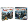 Ticket to Ride Europe & UK Board Game Bundle