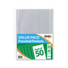 Tiger Stationery A4 Punched Pockets 30 Micron - Pack of 50 (301600)