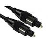 Toslink Digital Optical Fibre Optic Audio Cable, Black - 10 Metres