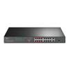TP-LINK 16-Port 10/100Mbps + 2-Port GB Unmanaged Rackmount PoE+Switch TL-SL1218P