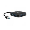 TP-LINK Portable External 4-Port USB 3.0 Hub, Black (UH400)