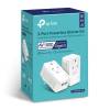 TP-LINK AV1000 GB Powerline Adapter Kit, AC Pass Through - (TL-PA7027P KIT)