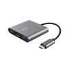Trust Dalyx Compact USB-C Multiport Adapter Aluminium (TRDALY02)