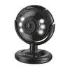 Trust Spotlight Webcam With Intergrated LED Lights - Pro Black [16428]