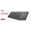 Trust Veza Wireless Media Keyboard with Integrated Trackpad