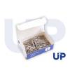 UP Metal Paperclips 33mm Rounded - 10 x Boxes of 100