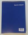 ValueX A5 Card Cover Wirebound Shorthand Reporters Notebook Ruled 200 Pages (Blu