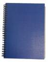ValueX A5 Hard Cover Wirebound Ruled Notebook 160 Pages - Blue