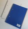 ValueX A5 Wirebound Ruled Laminated Notebook 100 Pages Blue (Pack 5)
