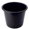 ValueX Black 14 Litre Deflecto Round Waste Bin Plastic