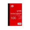 ValueX Duplicate Carbonless Invoice Book 210 x 130mm Pack 5 (6908-FRM)
