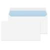 Pack of 500 White DL Everyday Envelopes - Wallet Plain Peel and Seal (100gsm)