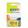 ValueX Sign Here Index Flags 25x45mm Yellow (Pack 50)