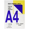 ValueX 2 Per A4 Sheet Multipurpose Laser Labels 199.6x143.5mm White (Pack of 200