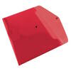 ValueX Plastic Wallet Press Stud 200 Micron A4 Plus 355x236mm - Red