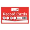ValueX Plain White Record Cards 127x76mm (Pack 100) - 753
