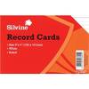 ValueX Record Cards 152x102mm Ruled White (Pack 100)