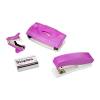 ValueX Staple Remover Stapler Staples and Hole Punch Set Purple (SPSET17)