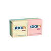 ValueX Pack Of 12 Pastel Stick'N Notes  - 100 Sheets Per Pad (76x76mm)