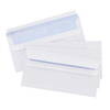 ValueX Box of 1000 DL Plain Self Seal Wallet Envelopes (White 80 gsm)