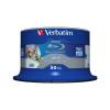 Verbatim BD-R Printable Spindle 6x 25GB 50 Pack (43812)