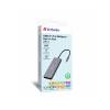 Verbatim CMH-14 USB-C 14-in-1 Docking Station 5000 Mbit/s Silver (32154)